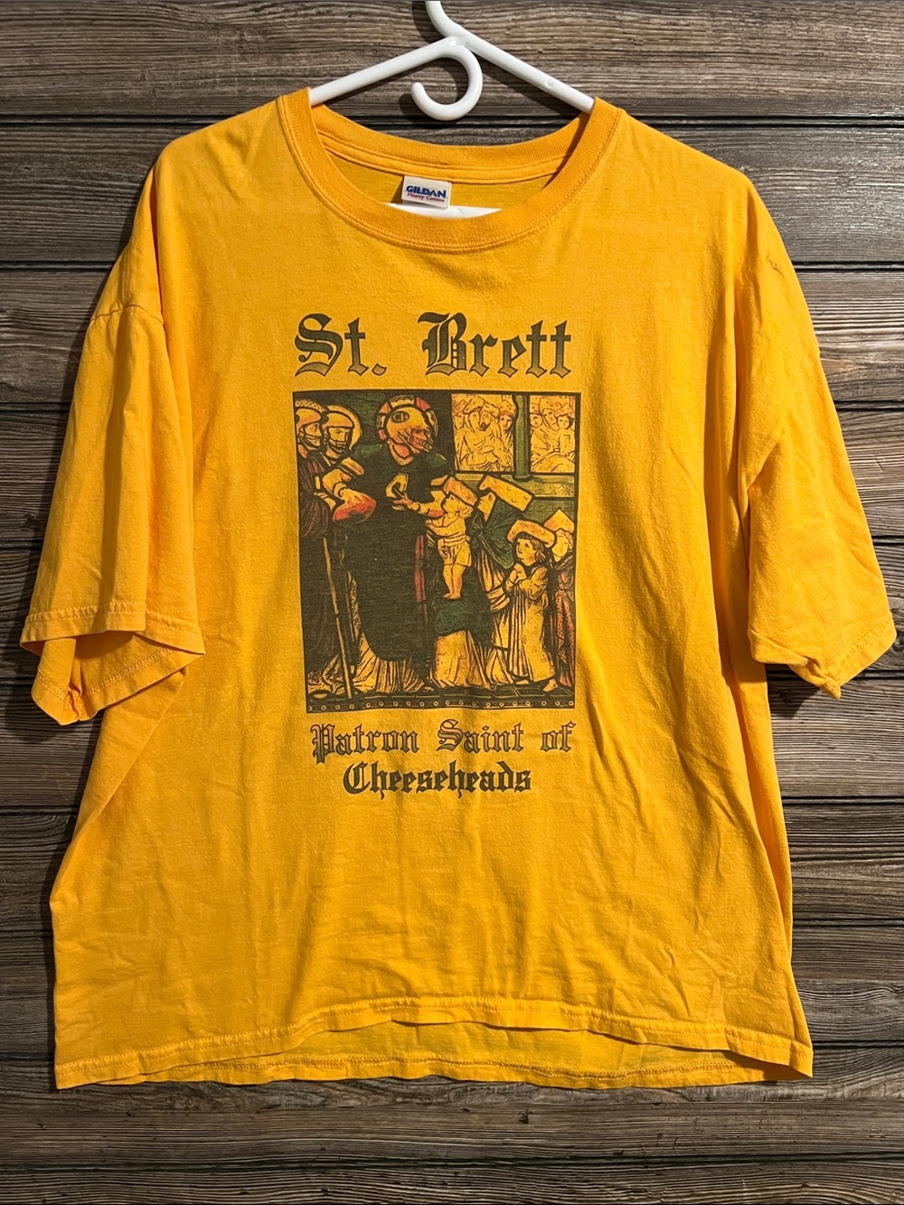 Brett Favre Patron Saint of Cheeseheads Tee